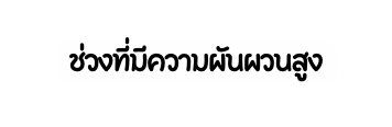 ช วงท ม ความผ นผวนส ง
